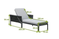 OUTFLEXX Mermaid Loungeliege, Anthrazit, Aluminium/XL Rope, 75x56x65 Cm, Inkl. Polster -Dopple Geschaft 22309 4.jpg