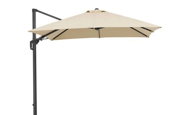 Schneider® SCHNEIDER Rhodos Twist Ampelschirm, Natur, 300x300 Cm, Quadratisch 3 Schneider® SCHNEIDER Rhodos Twist Ampelschirm, Natur, 300x300 Cm, Quadratisch