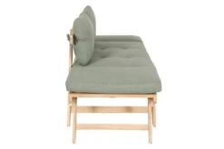 OUTFLEXX Lounge/Liege, FSC Akazie, Teakoptik, 192x70x60cm, Inkl. Polster, Grün -Dopple Geschaft 22356 12.jpg