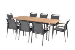 HARTMAN Silencio Ausziehtisch, Xerix/natur, Alu/Teak, 160/220x90cm, Butterfly-Auszug, FSC Teak -Dopple Geschaft 22443 4.jpg
