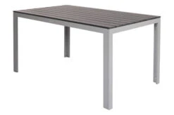 VILLANA Esstischgarnitur, Silber/schwarz, Alu/Holzimitat/Textil, Tisch 150x90cm, 6 Multipositionssessel -Dopple Geschaft 22560 09.jpg