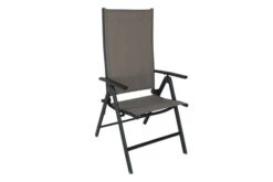 VILLANA Esstischgruppe, Anthrazit/grau, Alu/Textilene, Tisch 130/180x90cm, 6 Multipositionssessel -Dopple Geschaft 22584 03.jpg