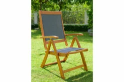 OUTFLEXX Sitzgruppe, Natur/grau, Akazie/Textilene, Ausziehtisch 180/240 X 100 Cm, 4 Multipo 5-fach -Dopple Geschaft 22824 4.jpg