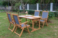 OUTFLEXX Sitzgruppe, Natur/grau, Akazie/Textilene, Ausziehtisch 180/240 X 100 Cm, 4 Multipo 5-fach -Dopple Geschaft 22824 9.jpg