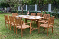 OUTFLEXX Sitzgruppe, Natur, Akazie, Ausziehtisch 180/240 X 100 Cm, 8 Armlehnensessel -Dopple Geschaft 22832 8.jpg