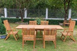 OUTFLEXX Sitzgruppe, Natur, Akazie, Ausziehtisch 180/240 X 100 Cm, 2 Multipo, 4 Armlehnensessel -Dopple Geschaft 22833 7.jpg