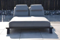 OUTFLEXX Exklusivmodell Blain Doppelliege, Flanelle, Alu/Sunbrella, 222 X 144 X 38 Cm, Inkl. Verstellbarer Rückenlehne -Dopple Geschaft 22851 4.jpg