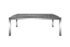 STERN Esstischgarnitur, Silber/grau, Edelstahl/Textilene, Tisch 200 X 100 Cm, 2 Teilige Tischplatte, 6 Multipositionssessel, Padded -Dopple Geschaft 22902 08.jpg