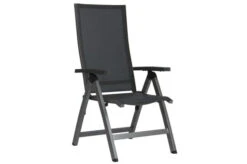 STERN New Top Esstischgarnitur, Graphit, Alu / Glas / Textil, Tisch 180/240x100cm, 4 Stapel-, 2 Klappsessel -Dopple Geschaft 23003 11.jpg