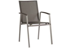 STERN New Top Esstischgarnitur, Graphit, Alu / Glas / Textil, Tisch 180/240x100cm, 4 Stapel-, 2 Klappsessel -Dopple Geschaft 23003 12.jpg