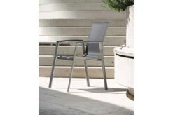 STERN New Top Esstischgarnitur, Graphit, Alu / Glas / Textil, Tisch 180/240x100cm, 4 Stapel-, 2 Klappsessel -Dopple Geschaft 23003 3.jpg