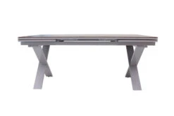 KETTLER Granada Esstischgarnitur, Silber / Anthrazit, Alu / HPL / Teak, Tisch 180/280x100cm, 8 Stapelsessel, 2 Multipo -Dopple Geschaft 23057 11.jpg