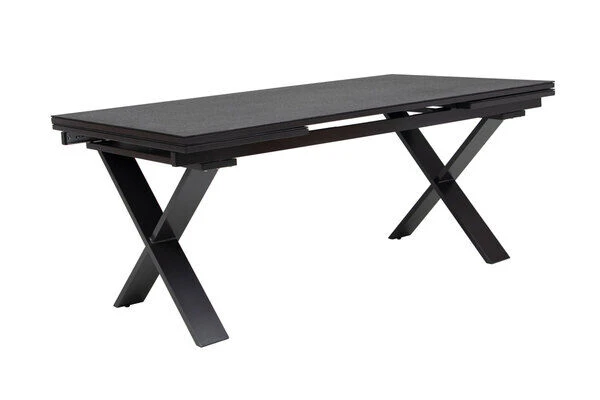 KETTLER Altura Esstischgarnitur, Anthrazit, Alu / Spraystone / Textil, Tisch 180/280x100cm, 10 Stapelsessel 10 KETTLER Altura Esstischgarnitur, Anthrazit, Alu / Spraystone / Textil, Tisch 180/280x100cm, 10 Stapelsessel – Bild 8