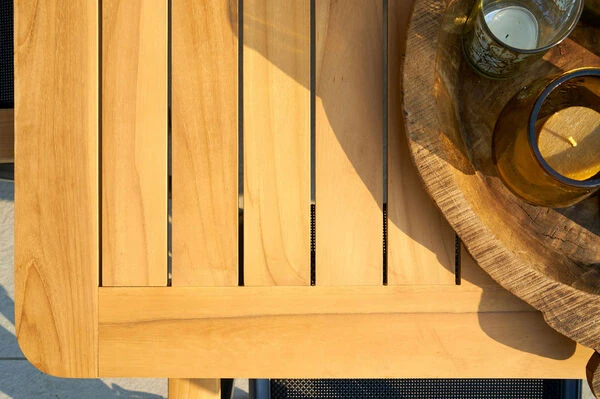 HARTMAN Silencio / Primo Sitzgruppe, Xerix/natur, Alu/Teak, 6 Multipo, 220x100cm, FSC-Teak Armlehnen 8 HARTMAN Silencio / Primo Sitzgruppe, Xerix/natur, Alu/Teak, 6 Multipo, 220x100cm, FSC-Teak Armlehnen – Bild 6