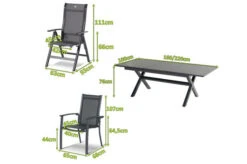 HARTMAN Xanadu / Alice Sitzgruppe, Xerix, Alu/Textilene/Glaskeramik, 2 Stapelsessel, 4 Multipo, 160/220x100cm -Dopple Geschaft 23262 5.jpg