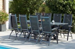 HARTMAN Sondermodell Xanadu / Primo Sitzgruppe, Xerix, Alu/Textilene/Glaskeramik, 8 Multipo, 220/280x100cm, X-Gestell -Dopple Geschaft 23332 4.jpg