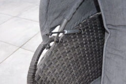 OUTFLEXX Sonneninsel, Grau, Polyrattan/Olefin, 187x146x75/131, Verstellbares Dach -Dopple Geschaft 23404 8.jpg