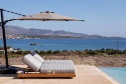 OUTFLEXX Icon Loungeliege, Lead Chine, Alu/Teak/Sunbrella, 213 X 89 X 41 Cm, Inkl. Verstellbarer Rückenlehne -Dopple Geschaft 23437 3.jpg