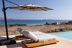 OUTFLEXX Icon Loungeliege, Lead Chine, Alu/Teak/Sunbrella, 213 X 89 X 41 Cm, Inkl. Verstellbarer Rückenlehne -Dopple Geschaft 23437 4.jpg