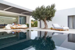 OUTFLEXX Icon Loungeliege, Lead Chine, Alu/Teak/Sunbrella, 213 X 89 X 41 Cm, Inkl. Verstellbarer Rückenlehne -Dopple Geschaft 23437 8.jpg