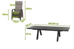 SIENA GARDEN Tirana/Corido Dining Set, Anthrazit/grau, Alu/Gardino®-Geflecht/Keramik, 205-265 X 103 X 76cm, Inkl. 6 Diningsessel -Dopple Geschaft 23786 05.jpg