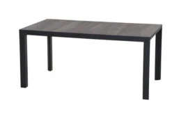 SIENA GARDEN Silva/Solea Dining Set, Anthrazit/grau/blau, Alu/Gardino®-Geflecht/Keramik, 160 X 90cm, Inkl. 4 Diningsessel, Stufenlos Verstellbar -Dopple Geschaft 23843 3.JPG