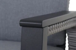 SIENA GARDEN Silva/Solea Dining Set, Anthrazit/grau/blau, Alu/Gardino®-Geflecht/Keramik, 160 X 90cm, Inkl. 4 Diningsessel, Stufenlos Verstellbar -Dopple Geschaft 23843 9.jpg