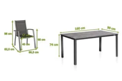KETTLER Cubic/Altura Esstischgarnitur, Anthrazit, Alu/Kettalit/Textilene, 160x90 Cm, 4 Stapelsessel -Dopple Geschaft 28777 5.jpg