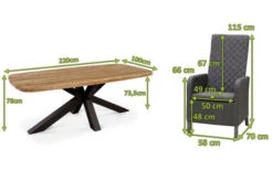 OUTFLEXX Belgium/Malaga Set, Anthrazit/sooty, Recycled Teak/Alu/Sunbrella, 220x100cm, 6 Sessel, Rustikal Gebürstet, Verstellbare Rückenlehne 18 OUTFLEXX Belgium/Malaga Set, Anthrazit/sooty, Recycled Teak/Alu/Sunbrella, 220x100cm, 6 Sessel, Rustikal Gebürstet, Verstellbare Rückenlehne -Dopple Geschaft 28882 05.jpg