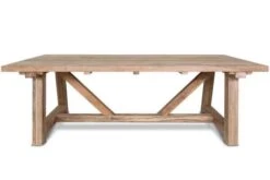 OUTFLEXX Esstisch XXL, Natur, Recyceltes FSC®-Teakholz, 220x110cm, Rustikal Gebürstet, Tischplattenstärke 4cm -Dopple Geschaft 2 15864.jpg