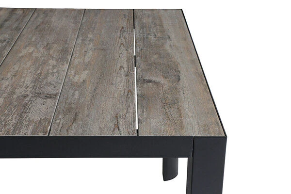 SIENA GARDEN Silva Diningtisch, Anthrazit/washed Grey, Alu/Keramik, 180x100cm 4 SIENA GARDEN Silva Diningtisch, Anthrazit/washed Grey, Alu/Keramik, 180x100cm – Bild 2