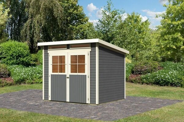 KARIBU Gartenhaus Glücksburg 4, Fichtenholz 19 Mm, Pultdach 4 KARIBU Gartenhaus Glücksburg 4, Fichtenholz 19 Mm, Pultdach – Bild 2