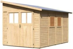 KARIBU Gartenhaus Bomlitz, Fichtenholz 19 Mm, Naturbelassen -Dopple Geschaft 2 17864 3.jpg
