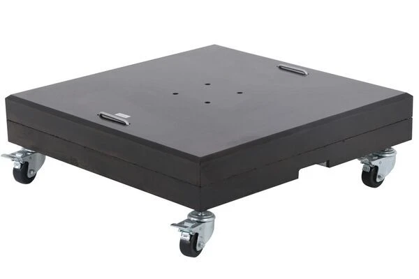 OUTFLEXX Schirmständer, Granit, 70x70x22cm, 150kg, Mit Lenkrollen Und Standfüßen 5 OUTFLEXX Schirmständer, Granit, 70x70x22cm, 150kg, Mit Lenkrollen Und Standfüßen – Bild 4