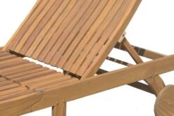 OUTFLEXX Sonnenliege, Natur, FSC-Akazienholz, 197 X 71,5 X 35 Cm, Mit Rollen -Dopple Geschaft 2 18935.jpg