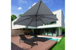 OUTFLEXX Ampelschirm, Anthrazit/grau, Alu/Polyester, 350x350cm, Inkl. Plattenständer -Dopple Geschaft 2 20363.jpg