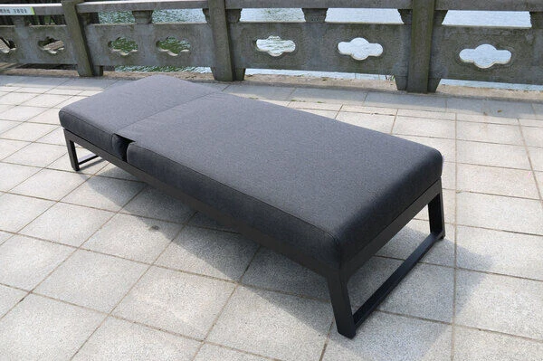 OUTFLEXX Allure Sonnenliege, Sooty, Alu/Sunbrella, 211 X 74 X 44,5 Cm, Verstellbare Kopfstütze 4 OUTFLEXX Allure Sonnenliege, Sooty, Alu/Sunbrella, 211 X 74 X 44,5 Cm, Verstellbare Kopfstütze – Bild 2