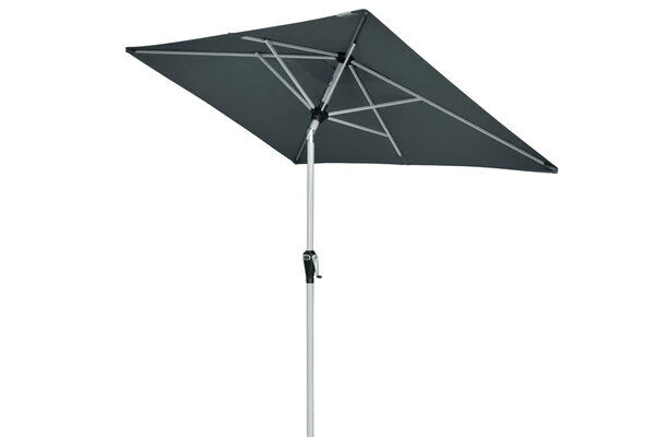 DOPPLER Active Auto Tilt Mittelstockschirm, Anthrazit, Alu/Polyester, 210x140 Cm, Höhenverstellbar, Mit Kurbel 4 DOPPLER Active Auto Tilt Mittelstockschirm, Anthrazit, Alu/Polyester, 210x140 Cm, Höhenverstellbar, Mit Kurbel – Bild 2