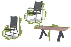 HARTMAN Xanadu / Raffaelo Sitzgruppe, Xerix/anthrazit, Alu/Teakholz, 6 Stapelsessel, 2 Multipos, 220x100cm -Dopple Geschaft 2 21156.jpg