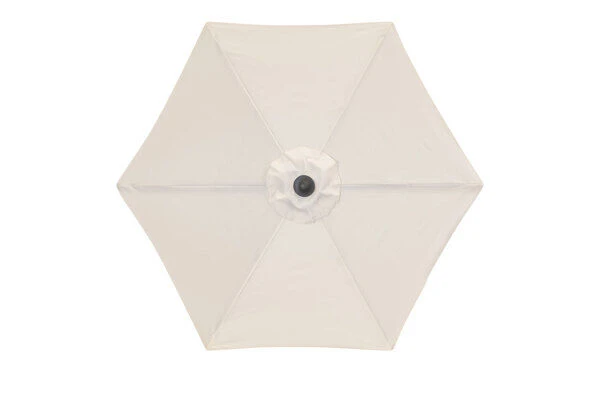 DOPPLER Basic Lift Neo Mittelstockschirm, Natur, Alu/Polyester, Ø180 Cm, Mit Kurbel, Höhenverstellbar 4 DOPPLER Basic Lift Neo Mittelstockschirm, Natur, Alu/Polyester, Ø180 Cm, Mit Kurbel, Höhenverstellbar – Bild 2