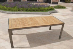 OUTFLEXX Esstisch, Edelstahl/FSC-Teakholz, 200x90cm 8 OUTFLEXX Esstisch, Edelstahl/FSC-Teakholz, 200x90cm -Dopple Geschaft 2 7101 4.jpg