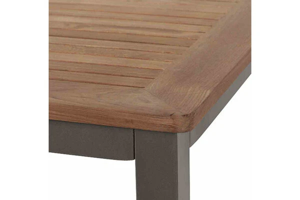 SIENA GARDEN Geneva Dining Tisch, Alu / FSC Teak, 160 X 90 Cm, 6 Personen 4 SIENA GARDEN Geneva Dining Tisch, Alu / FSC Teak, 160 X 90 Cm, 6 Personen – Bild 2