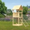 KARIBU Lotti Spielturm, Naturbelassen, Nordische Fichte, 107x107x291cm, Mit Netzrampe 2 KARIBU Lotti Spielturm, Naturbelassen, Nordische Fichte, 107x107x291cm, Mit Netzrampe -Dopple Geschaft 30401 1 01.jpg