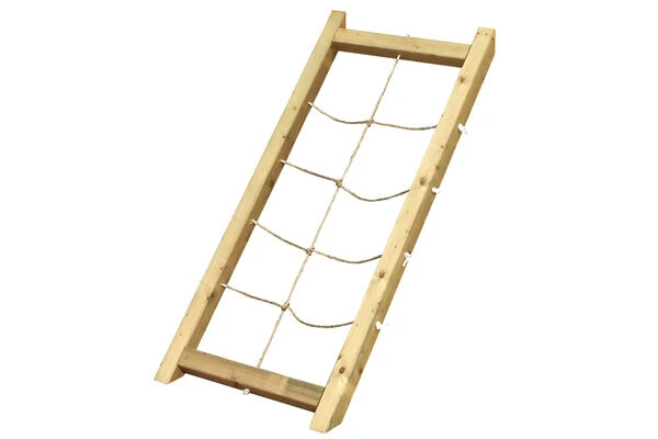 KARIBU Lotti Spielturm, Naturbelassen, Nordische Fichte, 107x107x291cm, Mit Netzrampe 4 KARIBU Lotti Spielturm, Naturbelassen, Nordische Fichte, 107x107x291cm, Mit Netzrampe – Bild 2