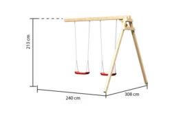 KARIBU Frieda Stelzenhaus, Naturbelassen, Nordische Fichte, 347x264x291cm, Mit Doppelschaukel -Dopple Geschaft 30413 2 04.jpg