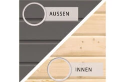 KARIBU Gartenhaus Kastorf 6, Terragrau, Fichtenholz 28mm, 305 X 274 X 222 Cm, Flachdach, Inkl. Oberlicht -Dopple Geschaft 30463 2 04.jpg