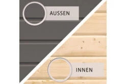 KARIBU Gartenhaus Kastorf 7, Terragrau, Fichtenholz 28mm, 396 X 244 X 222 Cm, Flachdach, Inkl. Oberlicht -Dopple Geschaft 30463 4 06.jpg