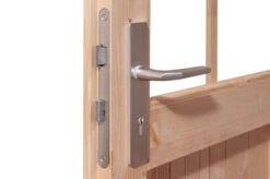 KARIBU Gartenhaus Kastorf6 , Terragrau, Fichtenholz 28mm, 612 X 274 X 222 Cm, Flachdach, Anbau 3,2m Mit Rückwand -Dopple Geschaft 30468 2 03.jpg