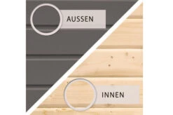 KARIBU Gartenhaus Kastorf6 , Terragrau, Fichtenholz 28mm, 612 X 274 X 222 Cm, Flachdach, Anbau 3,2m Mit Rückwand -Dopple Geschaft 30468 2 04.jpg