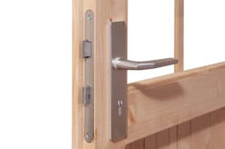 KARIBU Gartenhaus Kastorf 7, Terragrau, Fichtenholz 28mm, 702 X 244 X 222 Cm, Flachdach, Anbau 3,2m Mit Rück- Und Seitenwand -Dopple Geschaft 30469 4 03.jpg